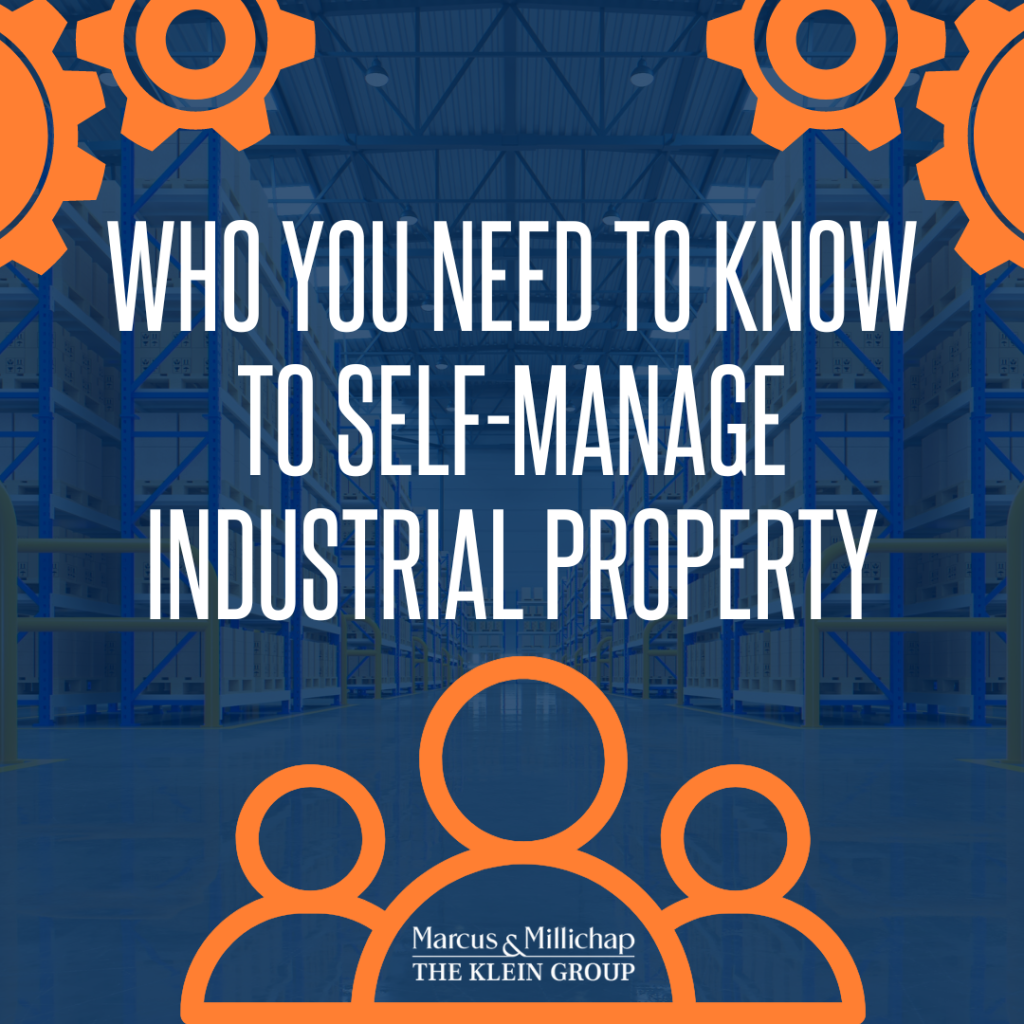 Who you need to know to self-manage industrial property